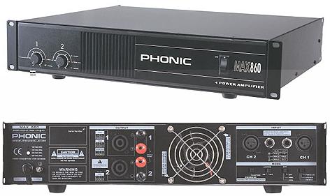 Amplificateur Phonic MAX860